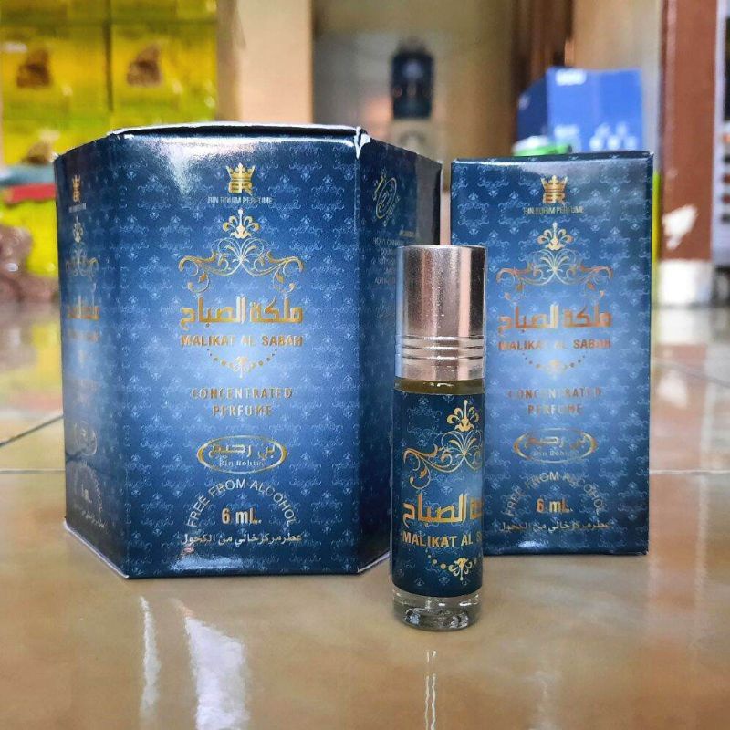 Minyak Wangi MALIKAT AL SABAH Parfum Kemasan 6ml Bin Rohim Roll On Non Alcohol