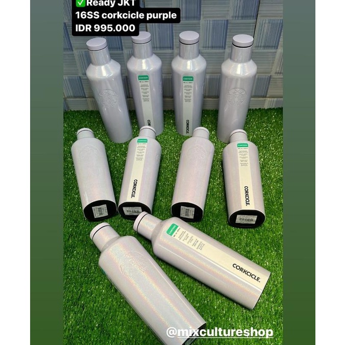 Jual New Starbucks Corkcicle Iridescent Purple 16Ss 2022 Edition