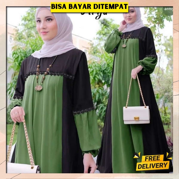Games Polos Mewah Jumbo Ghamis Cewek Premium Buju Muslimah Gamis Lebaran Perempuan Dewasa Gsmis Rema