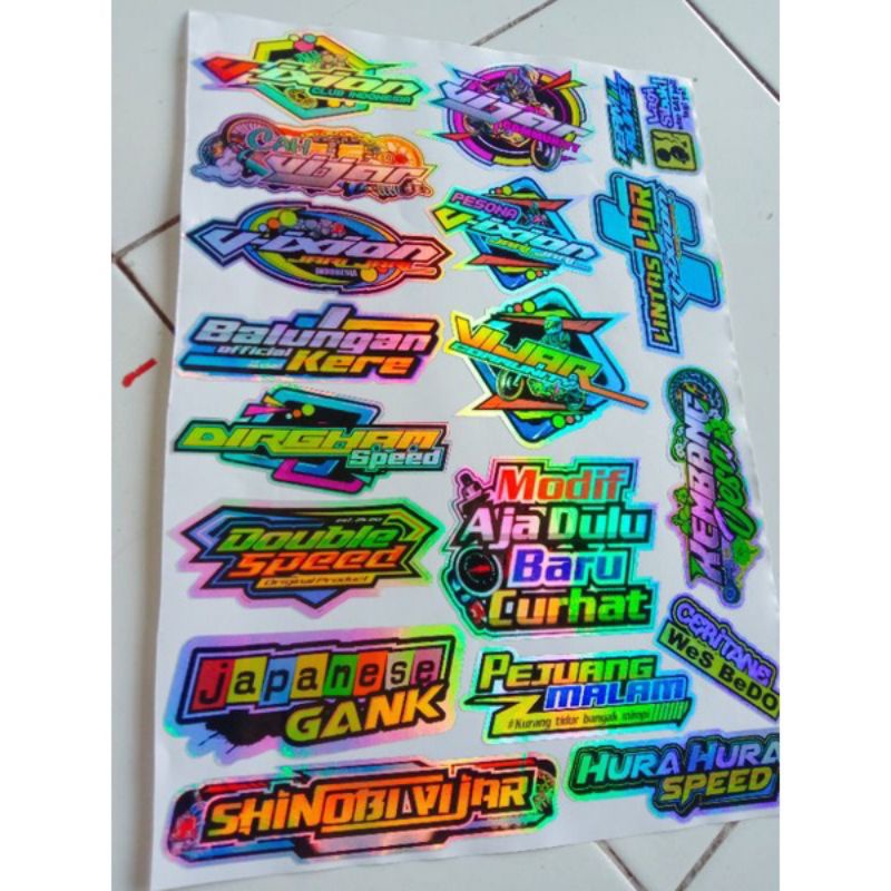 

(COD) STIKER STIKER HOLOGRAM