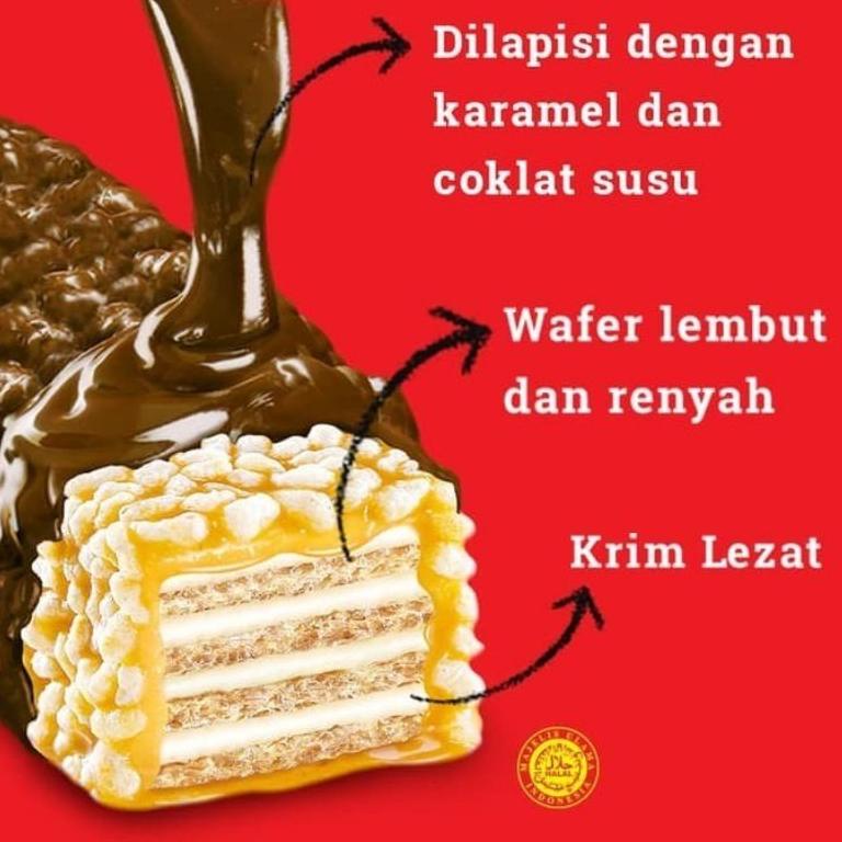 

TERLARIS DAN TERMURAH Beng Beng Extra Chocolate & Caramel Crispy Wafer - Netto 17 bks x 25 gr - 1 DUS ,.,.,.,.,.,