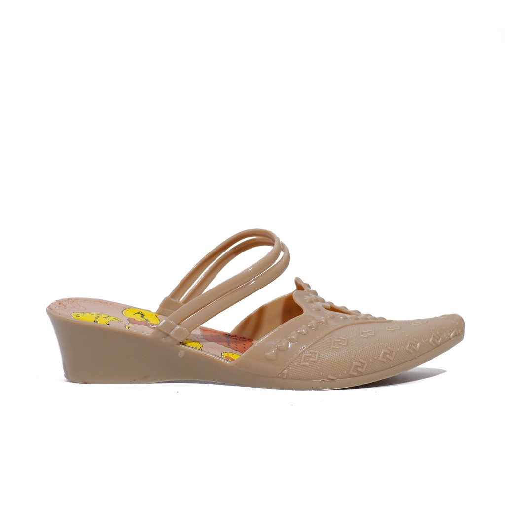 Sepatu tali let belakang jelly anak perempuan original selop balet import anak-anak cewek 8828 850 T 30-35