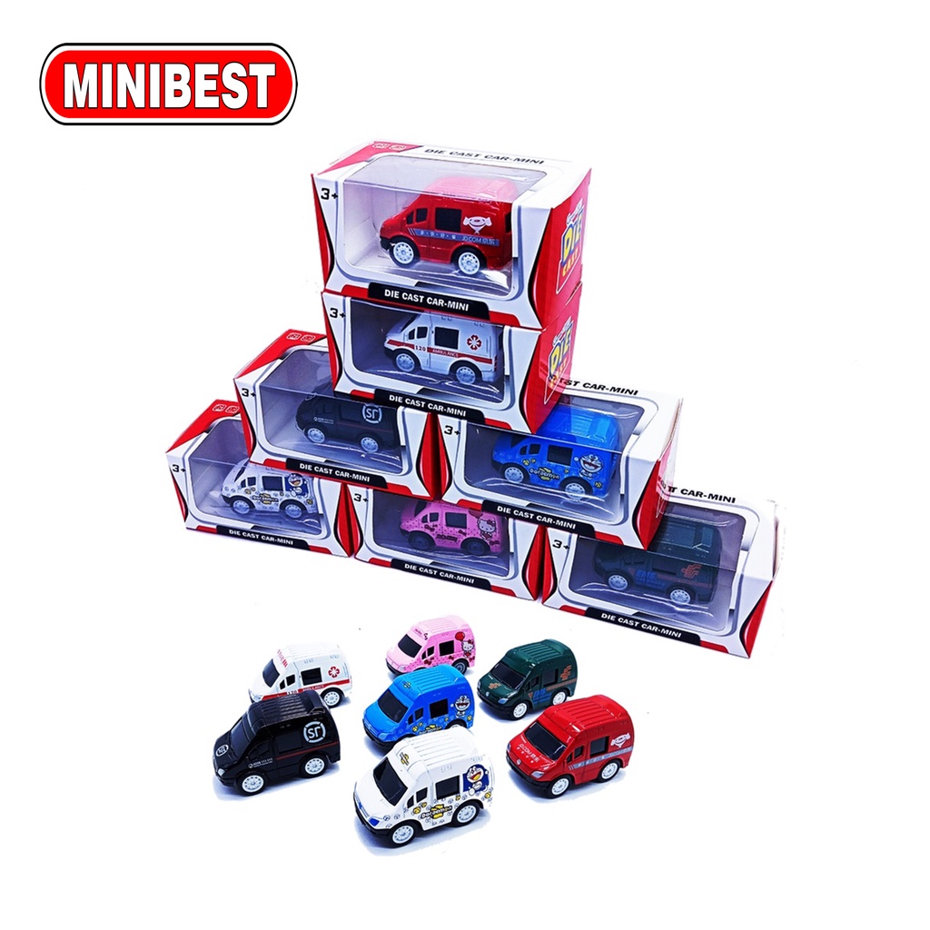 [MB] Mainan Anak Diecast Mini-Car Metal Mobil Mobilan Pull Back