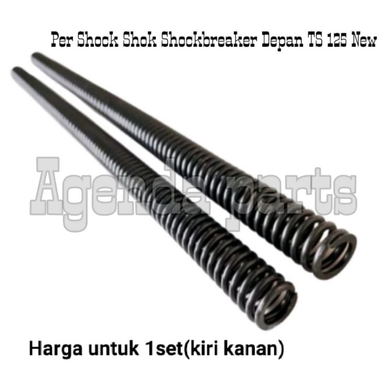 Per Shock Shok Shockbreaker Depan TS 125 New harga sepasang kiri kanan