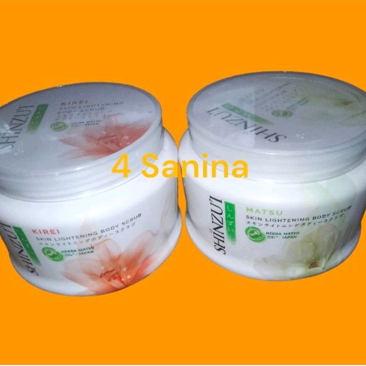 Shinzui body scrub 120gr &amp; 200gr lulur shinzui