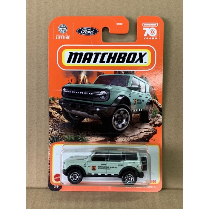 Matchbox 2021 Ford Bronco National Parks Lot A 2023