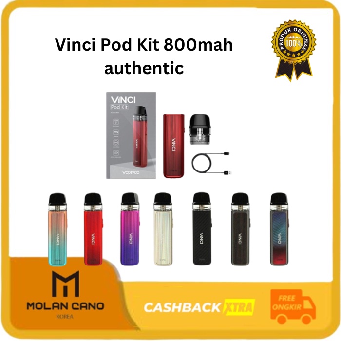 Jual Molan Cano New Grosir Vinci Pod Kit Mah Authentic Bonus Lanyard Shopee Indonesia