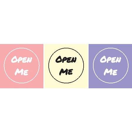 

sticker open me