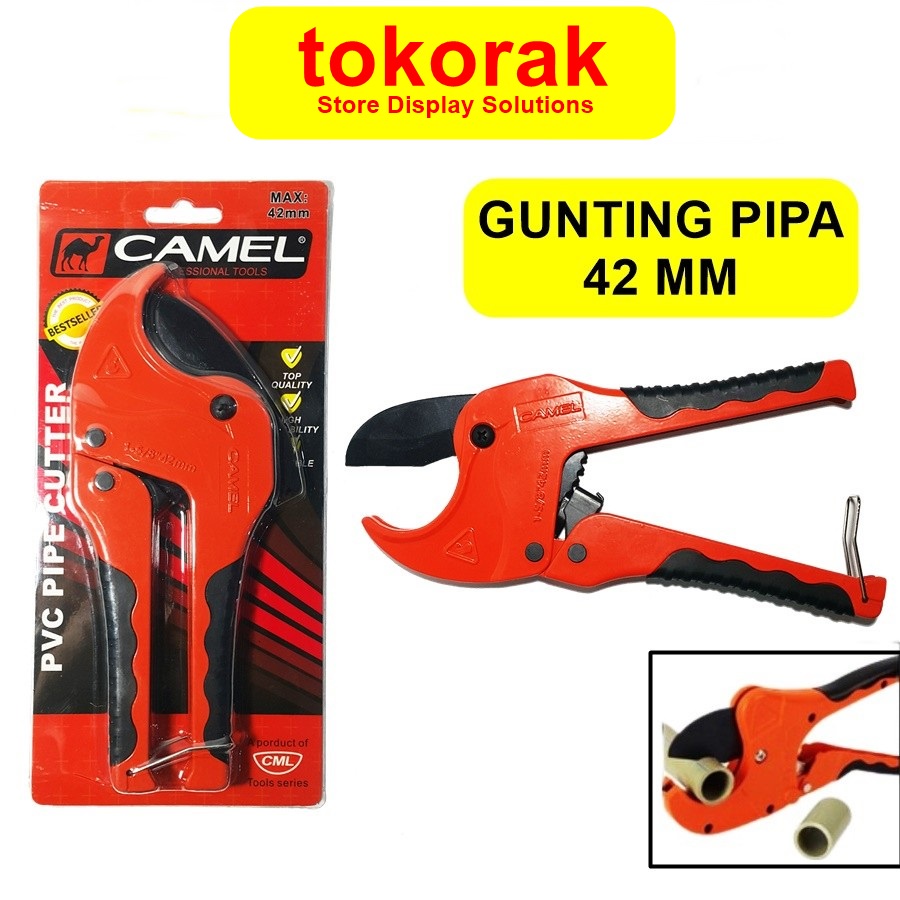 GUNTING PIPA PVC 42 MM CAMEL PIPE CUTTER - GUNTING PARALON PRALON