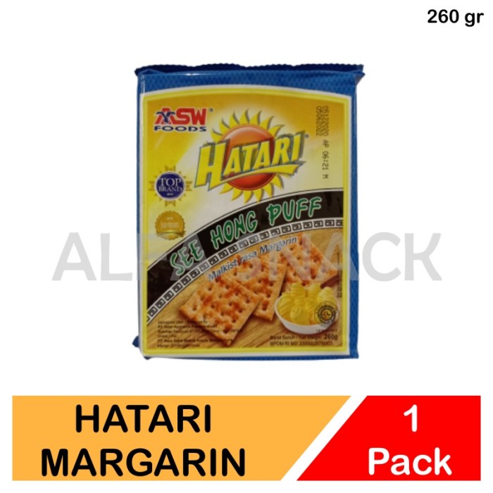 

Biskuit Malkist Crackers Hatari See Hong Puff Margarin 260 gram