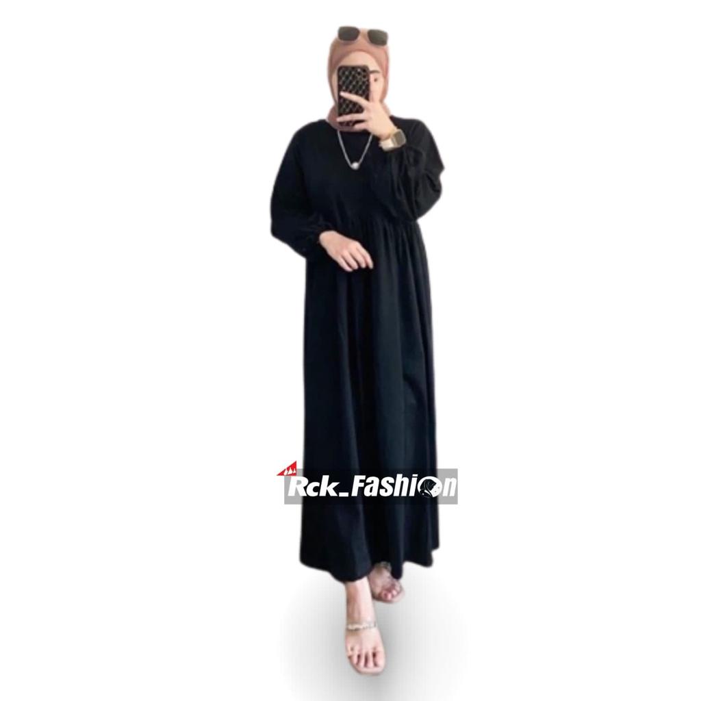 Balena Midi Crinkle kancing belakang