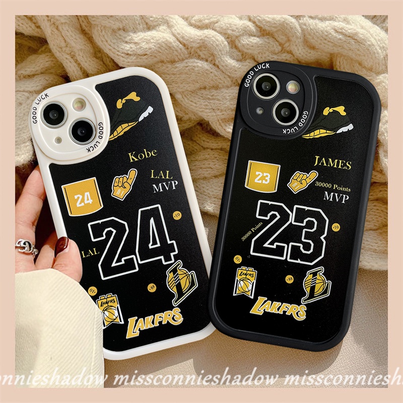 Redmi A1 9A 10 9T 9 10C 10A 9C NFC Mi 11 12 11Lite 11T Pro 12X POCO F4 K40 M3 X3 Redmi Note 11Pro+10 11 9 8 9Pro 8Pro Note 10Pro 10s 9s NBA Lakers Kobe James No.23 No.24 Soft Case