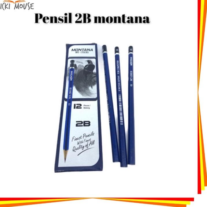 

⇒ (12 pcs) pensil 2B montana / pensil / pensil 2b murah / pensil murah ƒ