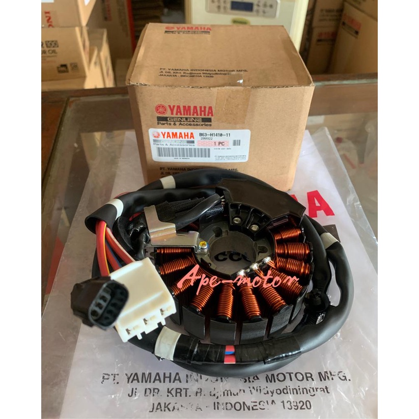 SPUL AEROX 155 KABEL PANJANG B63-H1410-11 ORIGINAL YAMAHA