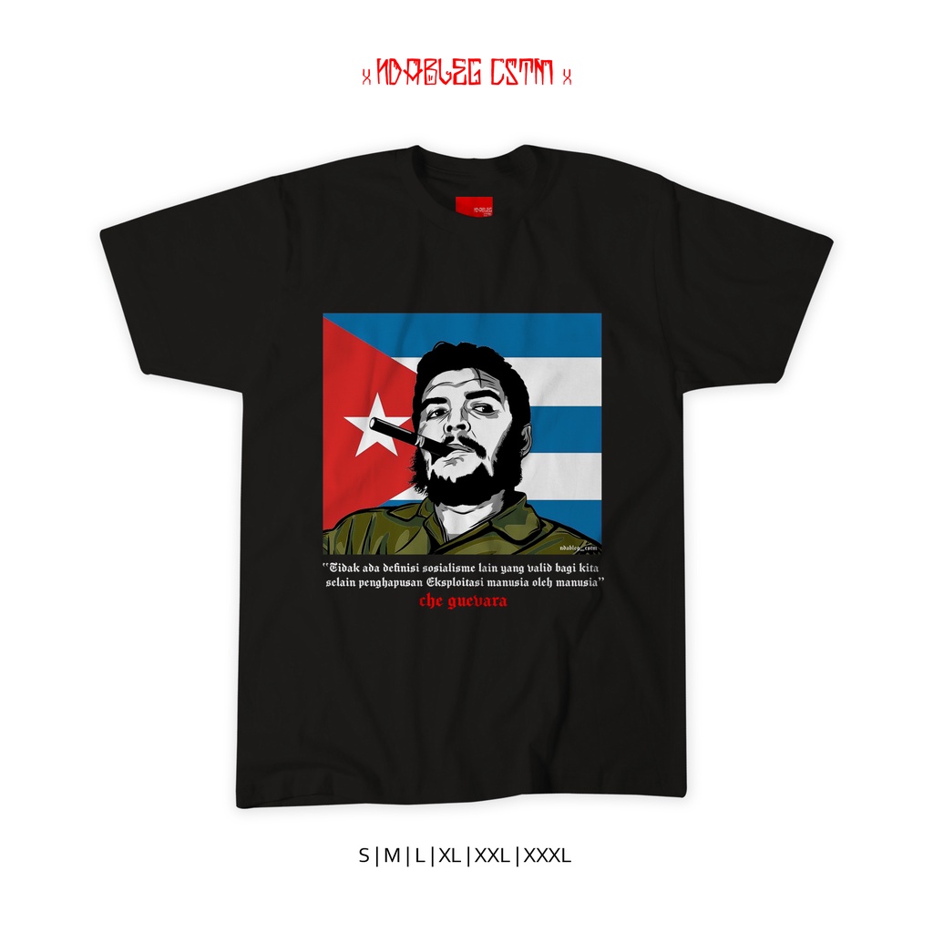 kaos che guevara tshirt tokoh che guevara kaos tokoh