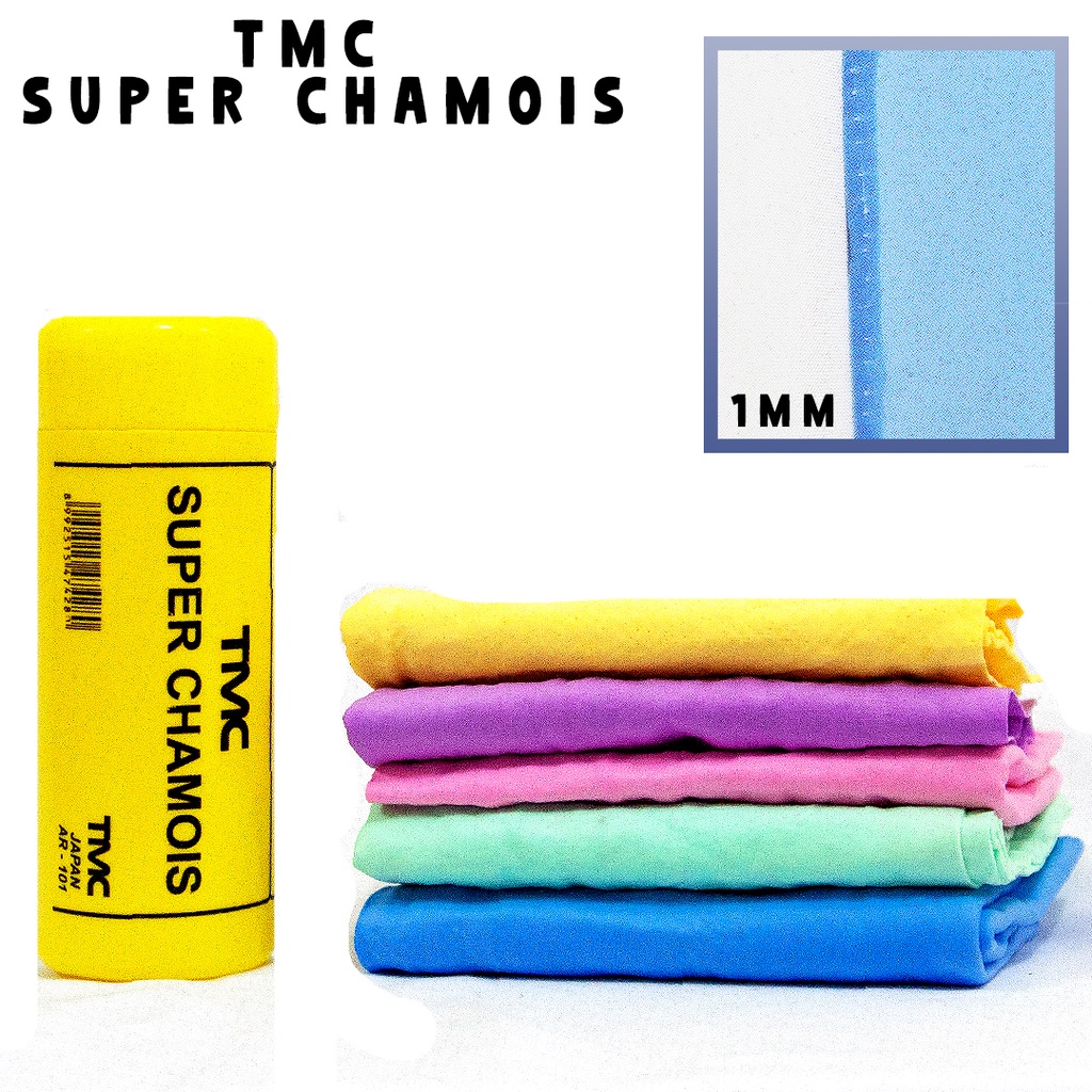 Kain Lap Kanebo Original TMC Synthetic Chamois Ukuran Besar Jumbo Tebal Berserat no aion kenmaster