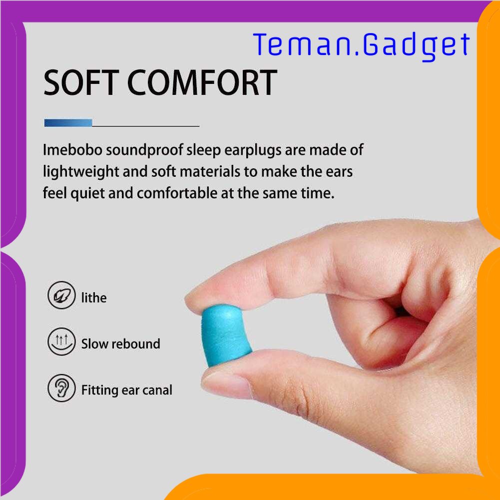 TG - TRV Ear Plugs Sleep Noise Reduction Soft Sponge - IM-29