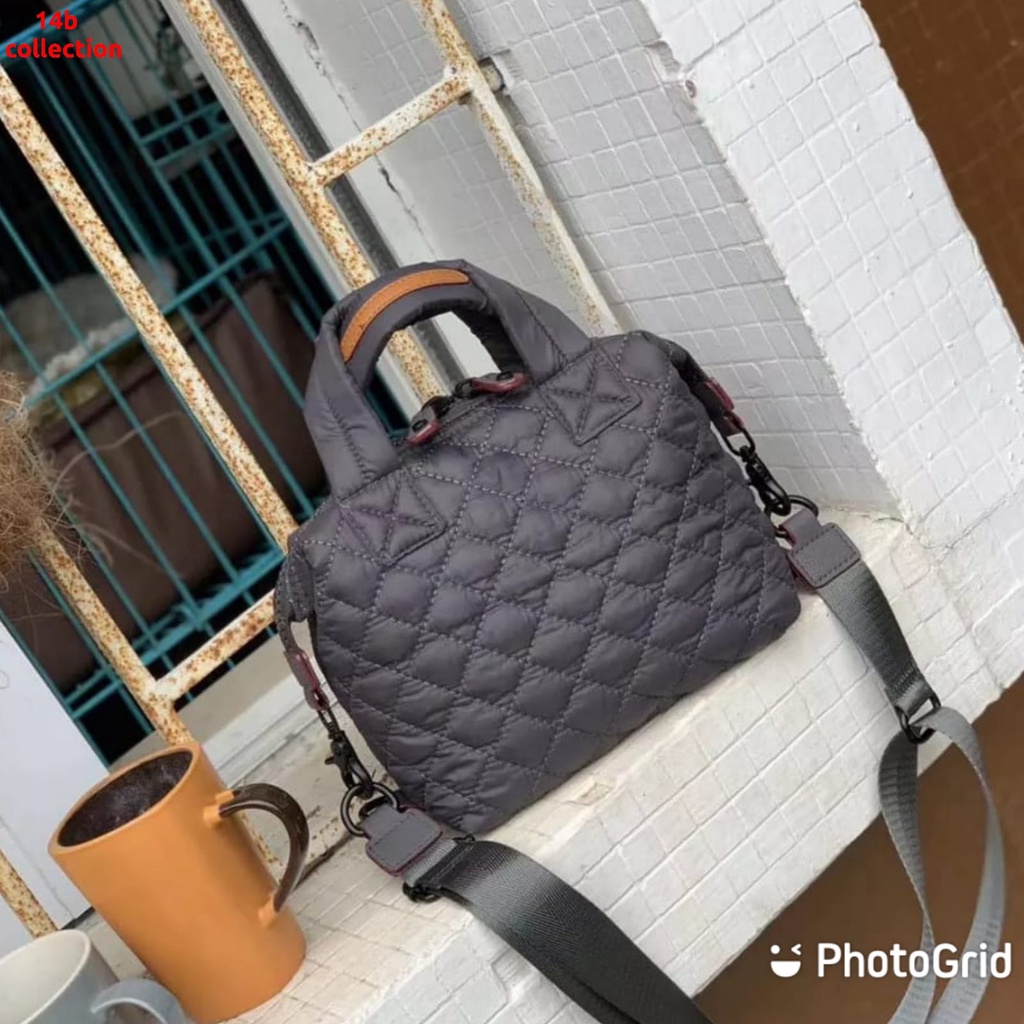 Tas selempang PUFFY 2in1 style Light Weight Waterproof Handbag Cloth Shoulder Casual Bags Women Female Messenger bag