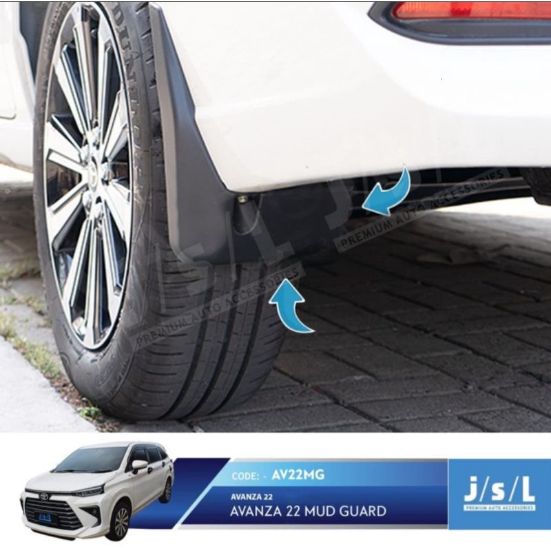 AVANZA XENIA 22 2022 Mudguard Mud Guard Karpet Kepet Roda Pelindung Lumpur JSL