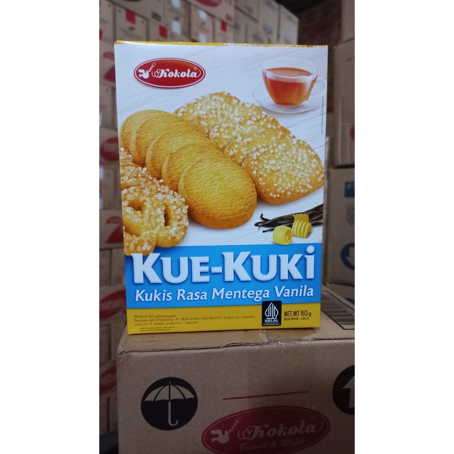 

biskuit kue kuki kokola 80 gram 1 dus isi 24 pcs