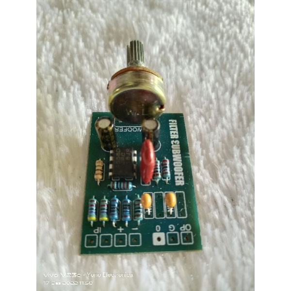 Filter subwoofer IC 4558 kit Audio