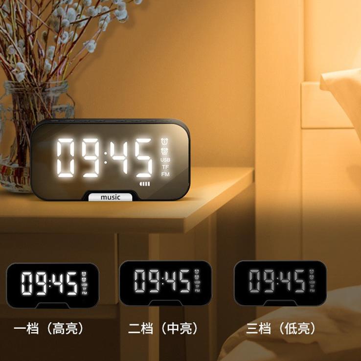 First Arrival SPEAKER JAM Bluetooth Q5 Q9 LED Alarm Clock + Phone Stand Holder Digital Display Smart