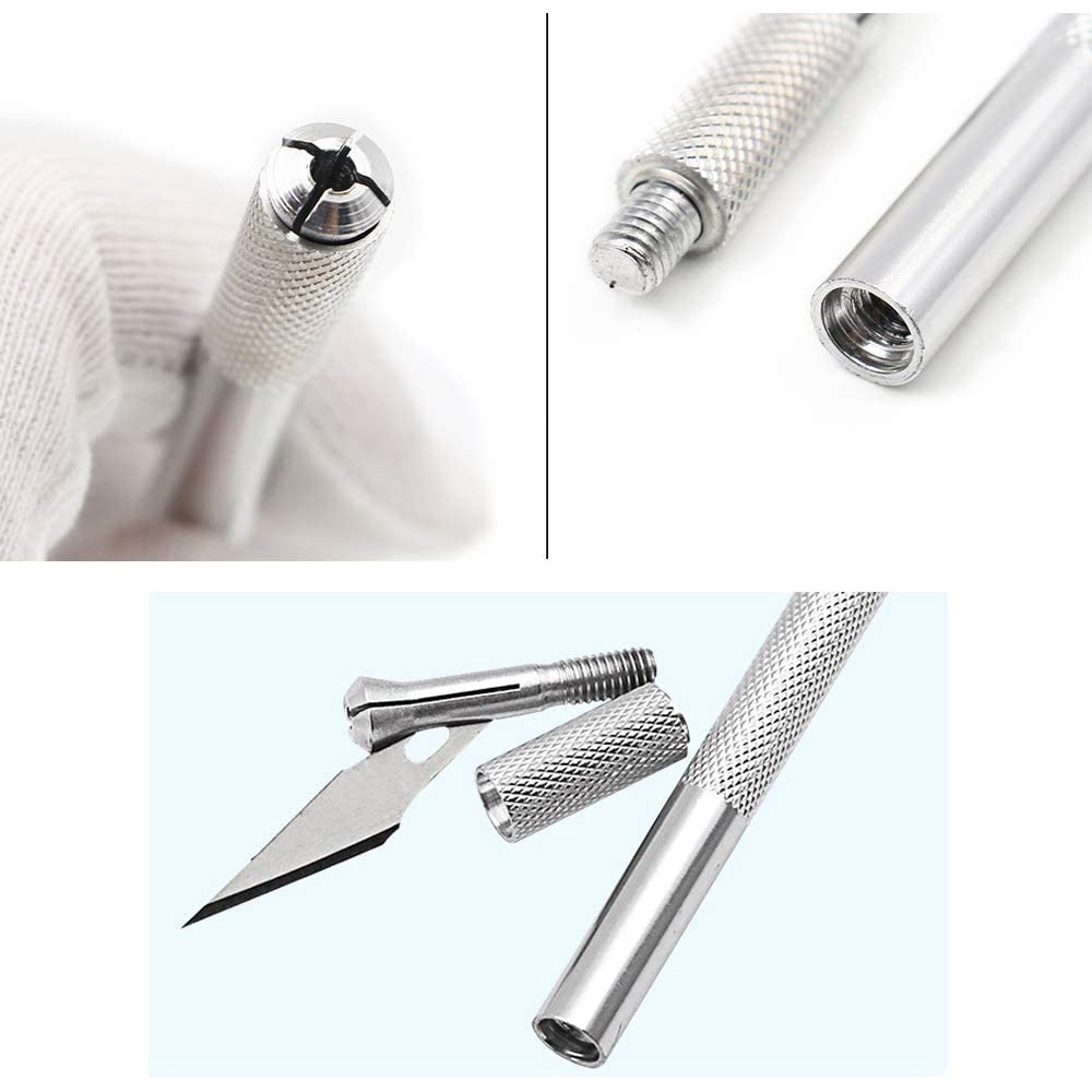 

MRENEEO GRATIS REFIL PISAU 5 PCS / PEN CUTTER PISAU POTONG KERTAS DAN UKIR KAYU / PISAU TAJAM UKIR KAYU,PATUNG DAN PEMOTONG KERTAS GRATIS REFIL PISAU 5 PCS