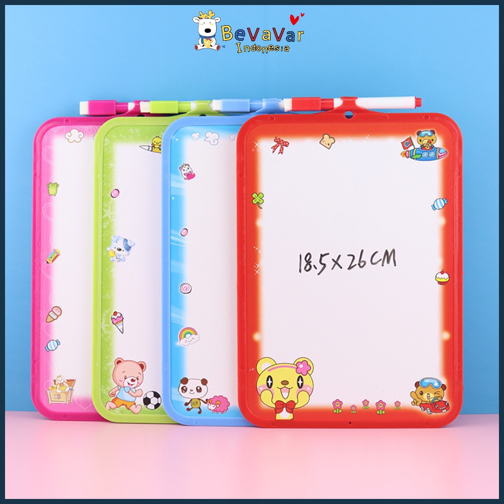 

Bevavar Papan Tulis Mini Untuk Anak White Board Kecil Mainan Edukasi Anak Whiteboard Tk1