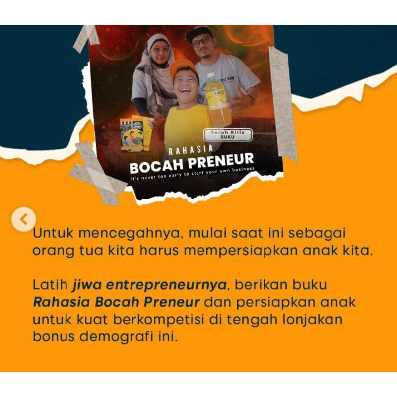 

Rahasia Bocah Preneur - buku anak pintar