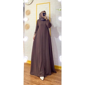 GAMIS TERBARU, Dress Maryam, Bahan Crinkle airflow premium, Gamis Crinkle Premium, Gamis