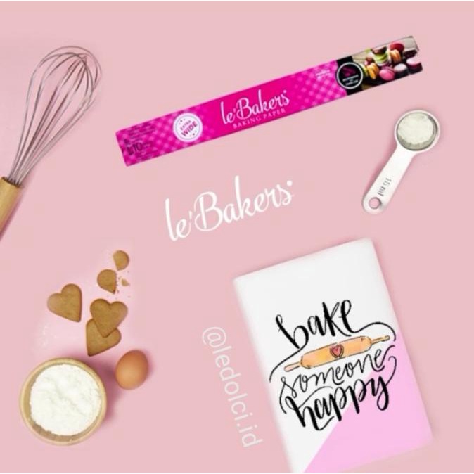 

Best! Alas Baking Paper Le Bakers Kertas Panggang Lebaker Lebakers 30 X 10 M !!