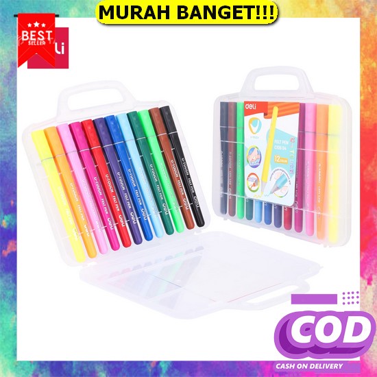 

Sos Crayon Putar Fancy 12 Warna Pendek 1011 Bts / Twist Crayon Deli Felt Pen / Spidol Warna 12/24 Warna Terang Nyaman Digenggam Ec10604 Ec10624
