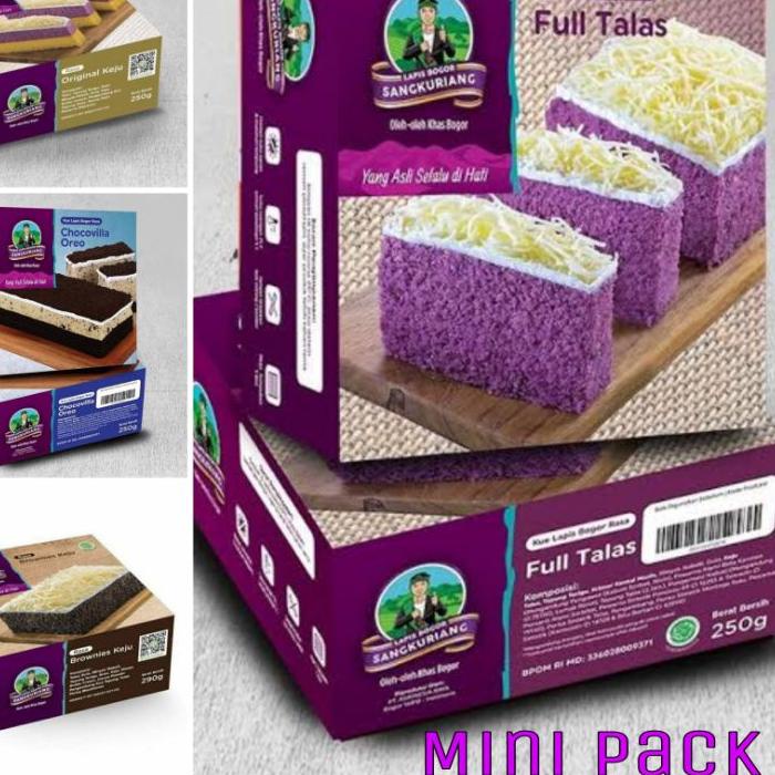 Jual Lapis Talas Sangkuriang Bogor (Minimal order 3 pack ) Shopee