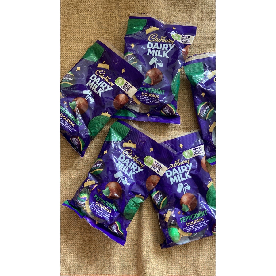 

Cadburry Peppermint Baubles