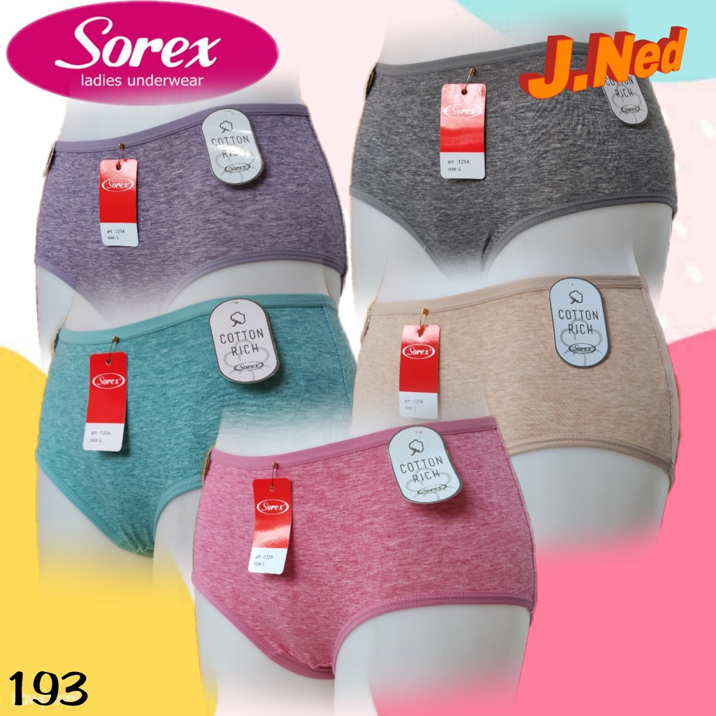 J193 CD WANITA SOREX CELANA DALAM WANITA SOREX COTTON RICH CELANA DALAM SOREX