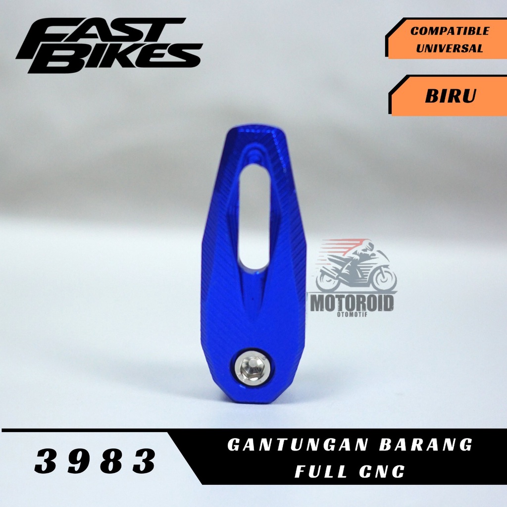 gantungan barang full cnc aluminium standar fastbikes universal semua motor masuk