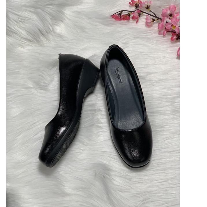 Siap Kirim sepatu pantofel wanita raspberry korea