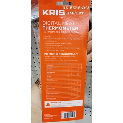 Termometer Digital Universal E274/Termometer Daging Digital Krischef