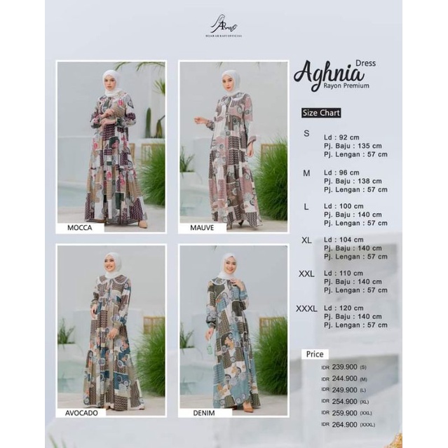 AGHNIA DRESS BY ARRAFI
