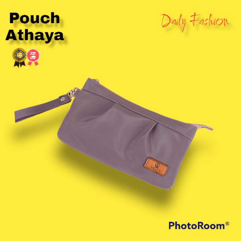 POUCH ATHAYA DOMPET HP BY AQLAN BAHAN CHOCOLY ANTI AIR WATERPROOF PREMIUM