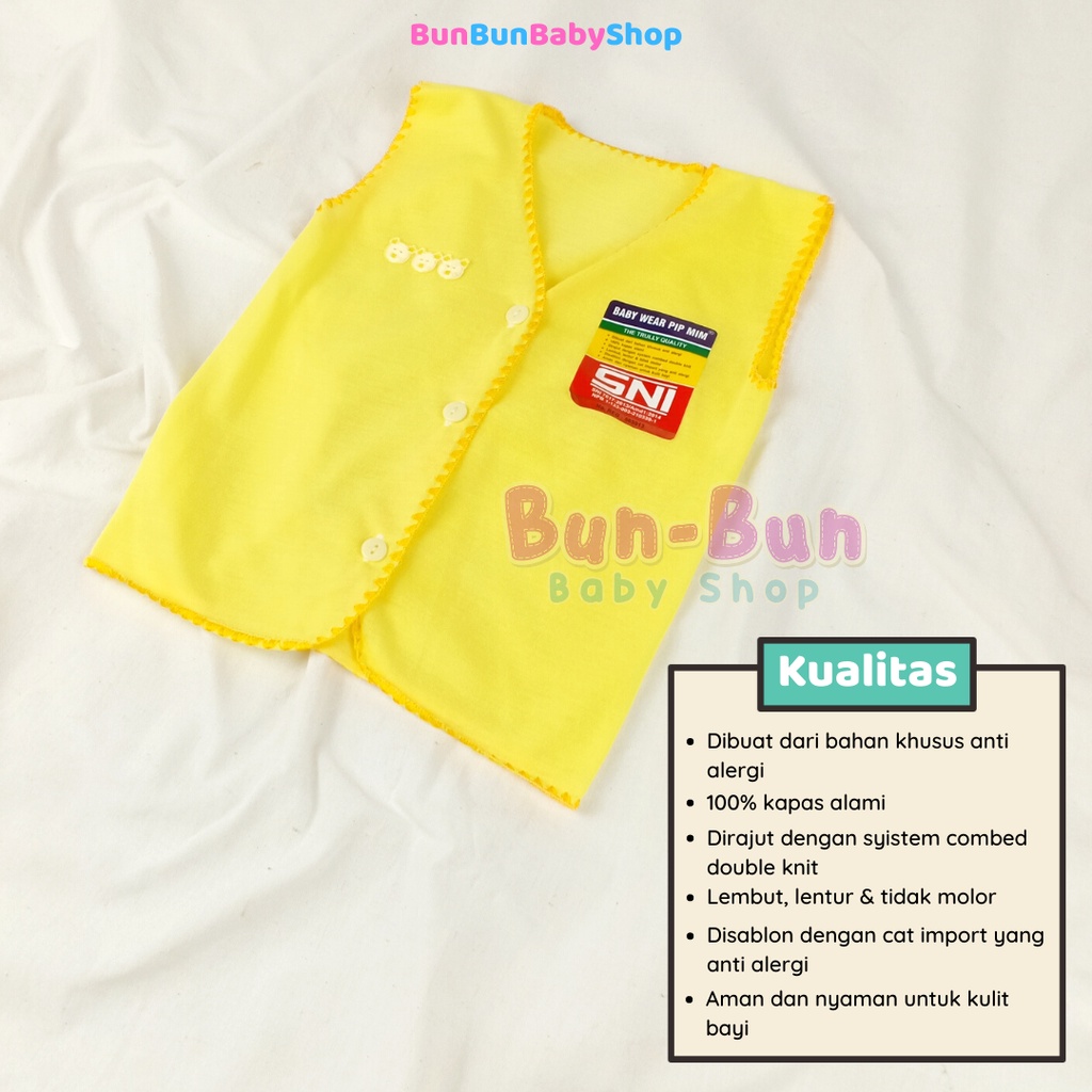 Baju Bayi Polos Lengan Kutung Unisex Atasan Baby New Born Boy Girl Pakaian Balita Fashion Anak Murah Perlengkapan Baru Lahir Peralatan Newborn Cewek Cowok Bunbunbabyshop