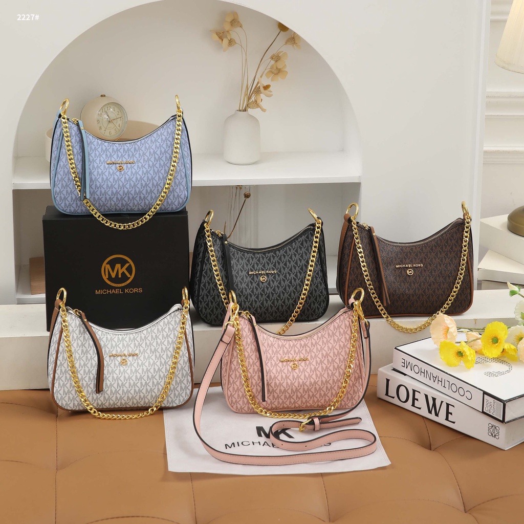 TAS WANITA BATAM IMPORT MK BAG 2227 KWALITAS SEMI PLATINUM