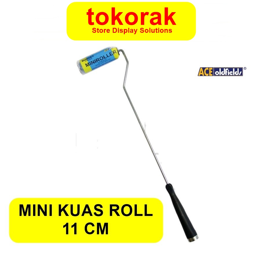 KUAS ROLL KAPAL 4 INCH BUDGET ACE OLDFIELDS REFILL CAT ROLLER 110MM