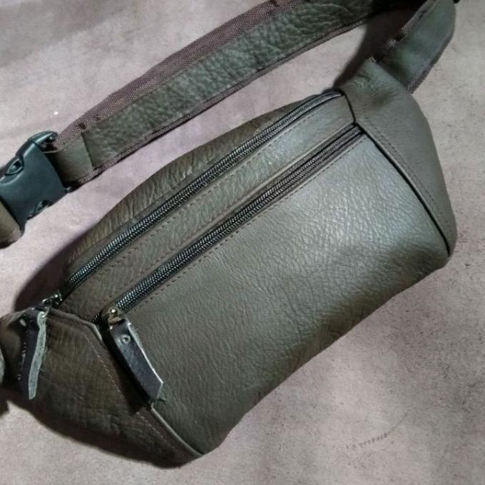 ⇷ WAIST BAG TAS KULIT ASLI TAS DADA KULIT ASLI ⁂