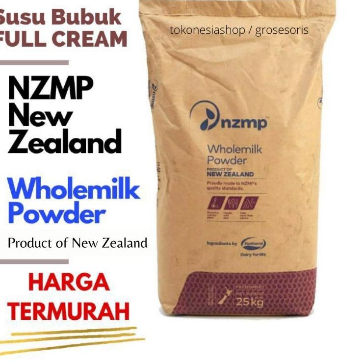 

¥ Susu Bubuk Full Cream NZMP 1 Kg - Wholemilk Powder by Fonterra New Zealand ジ