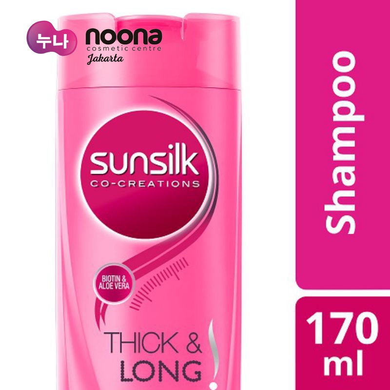 SUNSILK SHAMPOO THICK &amp; LONG 170ML -NJ