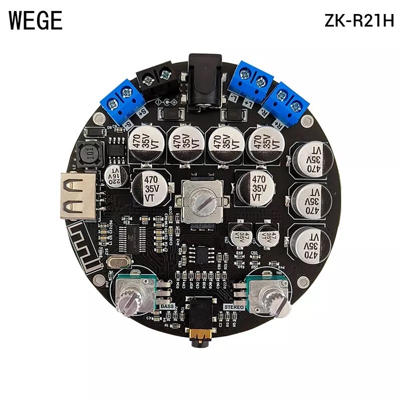 ZK-R21H Wuzhi Amplifier Class D 2.1 CH Bluetooth 5.1