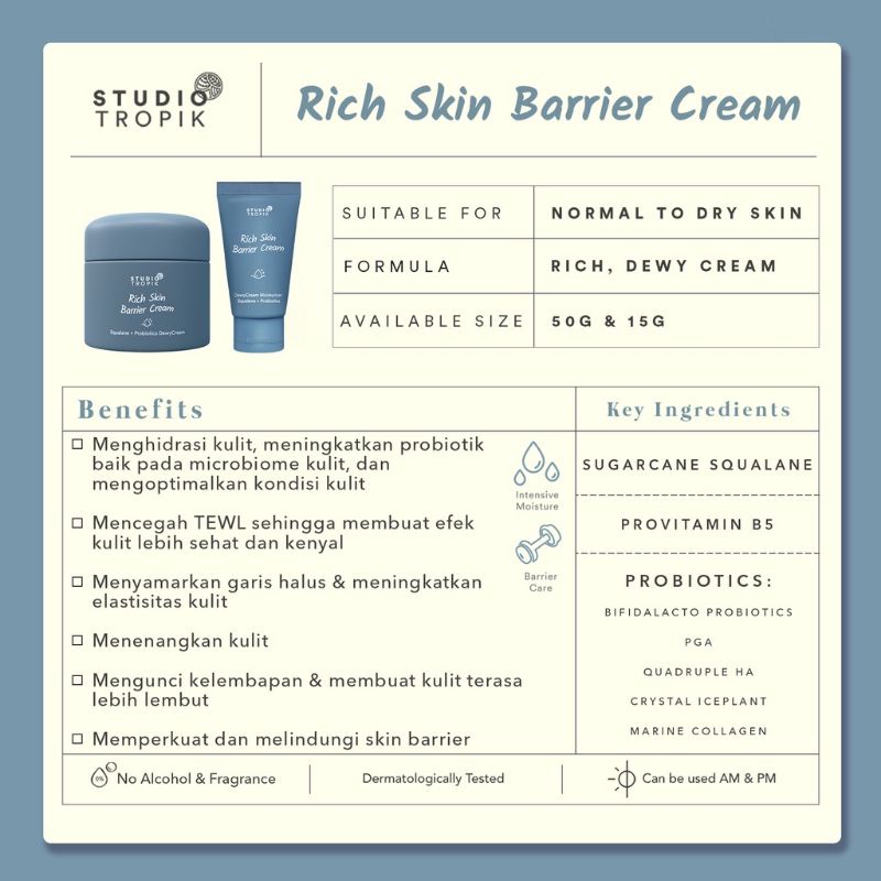 STUDIO TROPIK Skin Barrier Cream