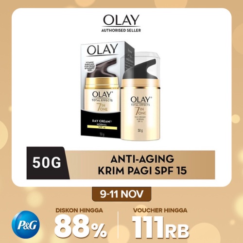 Olay Total Effects 7in1 Day Cream Moisturizer Niacinamide Skincare Antiaging 50g