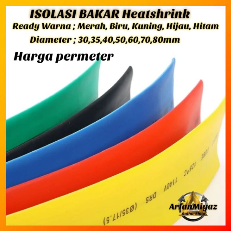 Jual Permeter Selongsong Kabel Bakar Isolasi Bakar Heat Shrink